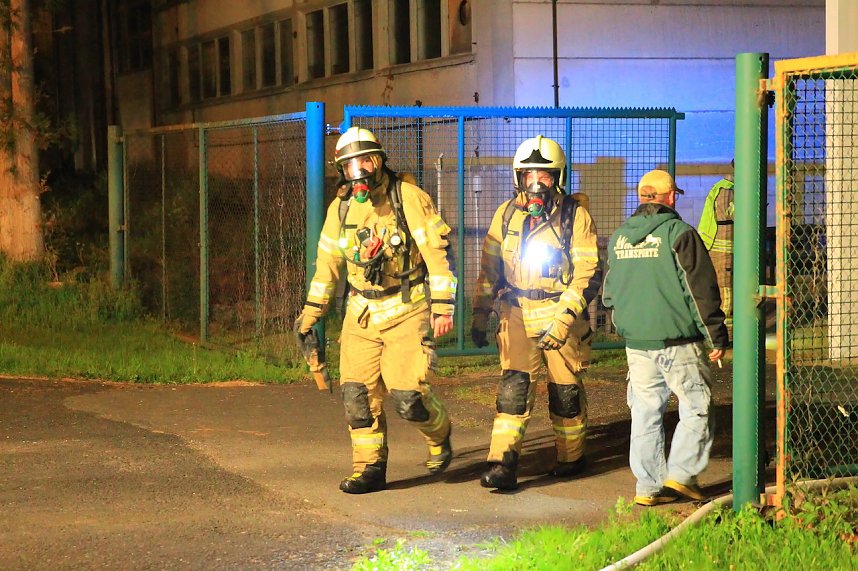 Brand eines Lagers in Sondershausen