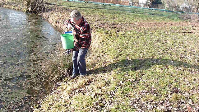 Kr&ouml;tenwanderung zum Hammateich