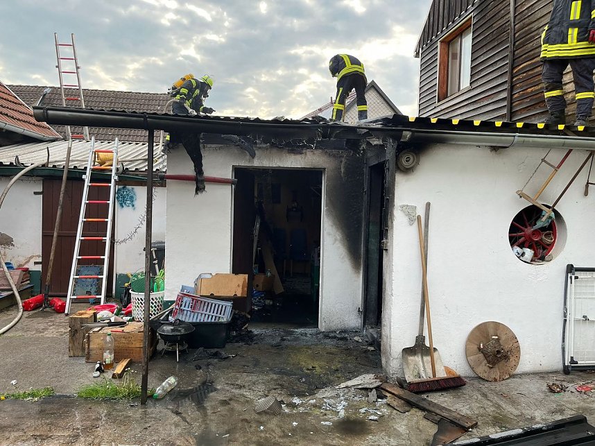 Wohnungsbrand in Keula