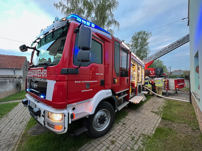 Brand bei Hohenebra