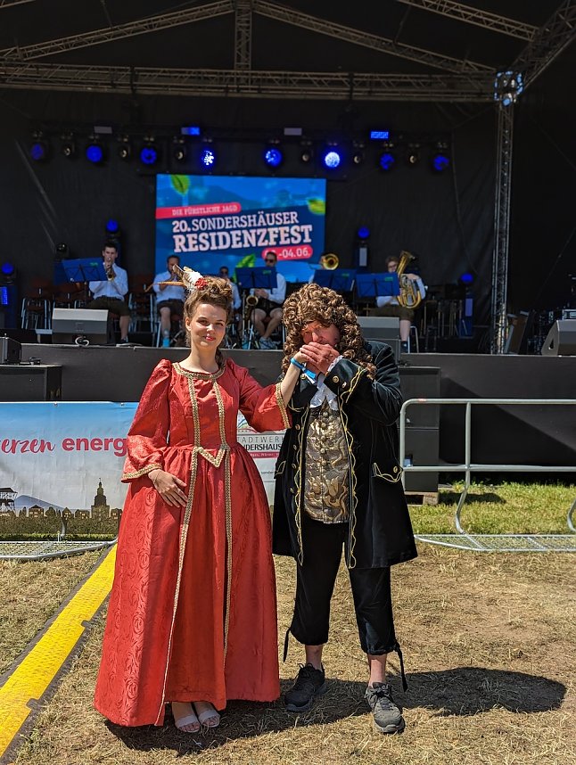 Das 20. Sondersh&auml;user Residenzfest wurde f&uuml;rstlich gefeiert