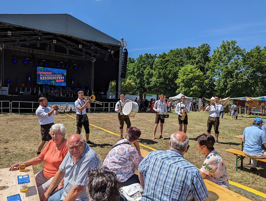 Das 20. Sondersh&auml;user Residenzfest wurde f&uuml;rstlich gefeiert