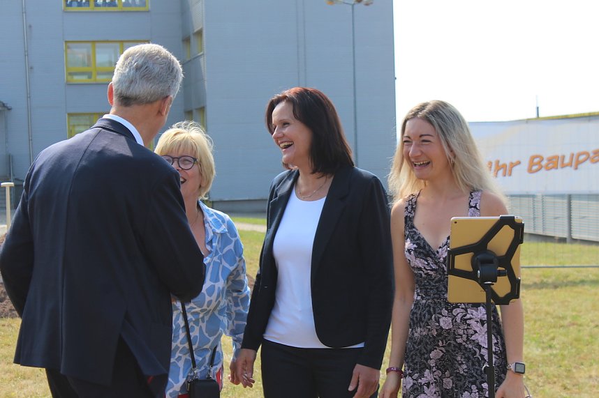 Spatenstich f&uuml;r den Berufsschulen-Campus II in der Salzstra&szlig;e in Sondershausen