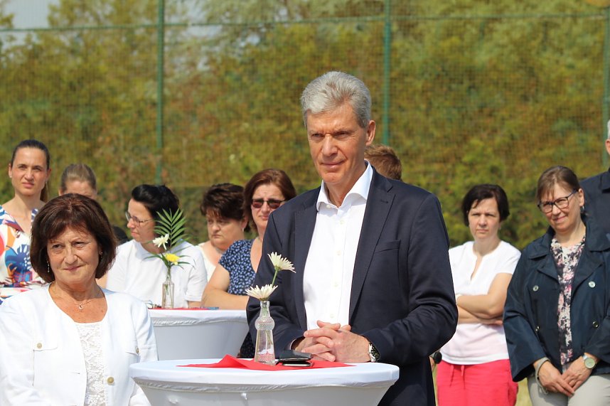 Spatenstich f&uuml;r den Berufsschulen-Campus II in der Salzstra&szlig;e in Sondershausen