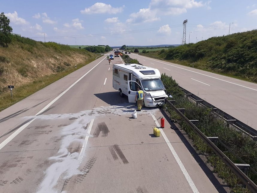 Unfall auf der Autobahn