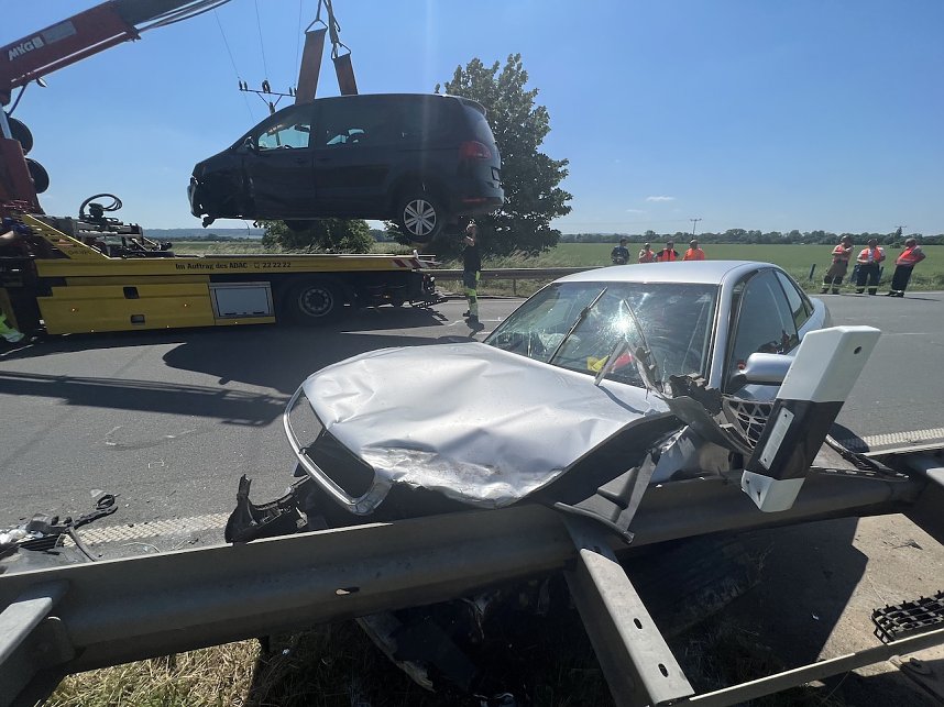 Unfall heute Mittag bei Bielen
