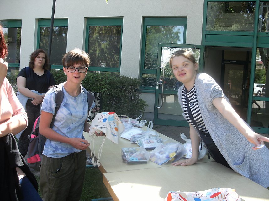 Sponsoren Tombola am Staatlichen regionalen F&ouml;rderzentrum in Sondershausen