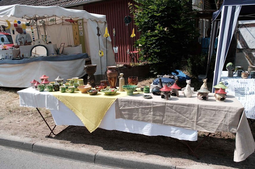 Peter Blei auf dem 31. Kunstmarkt in Friedrichsrode