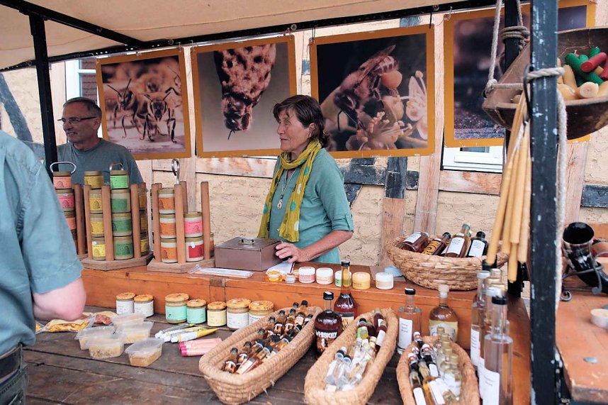 Peter Blei auf dem 31. Kunstmarkt in Friedrichsrode