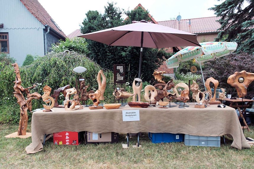 Peter Blei auf dem 31. Kunstmarkt in Friedrichsrode