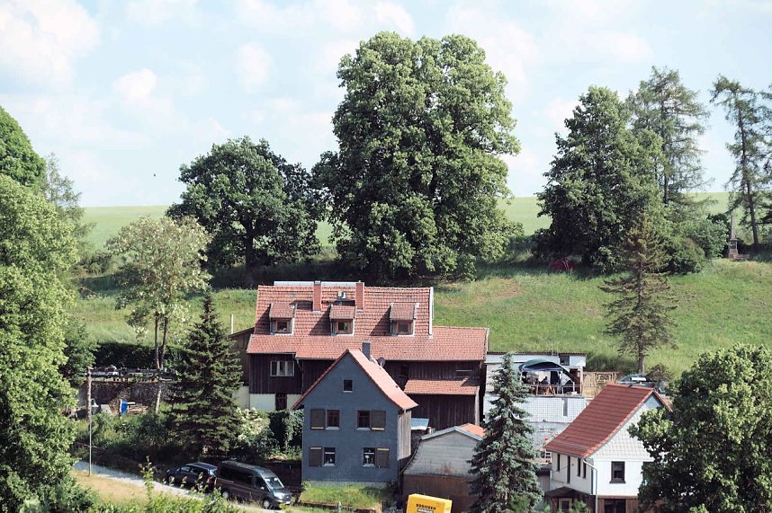 Peter Blei auf dem 31. Kunstmarkt in Friedrichsrode