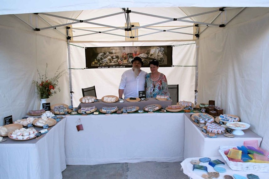 Peter Blei auf dem 31. Kunstmarkt in Friedrichsrode