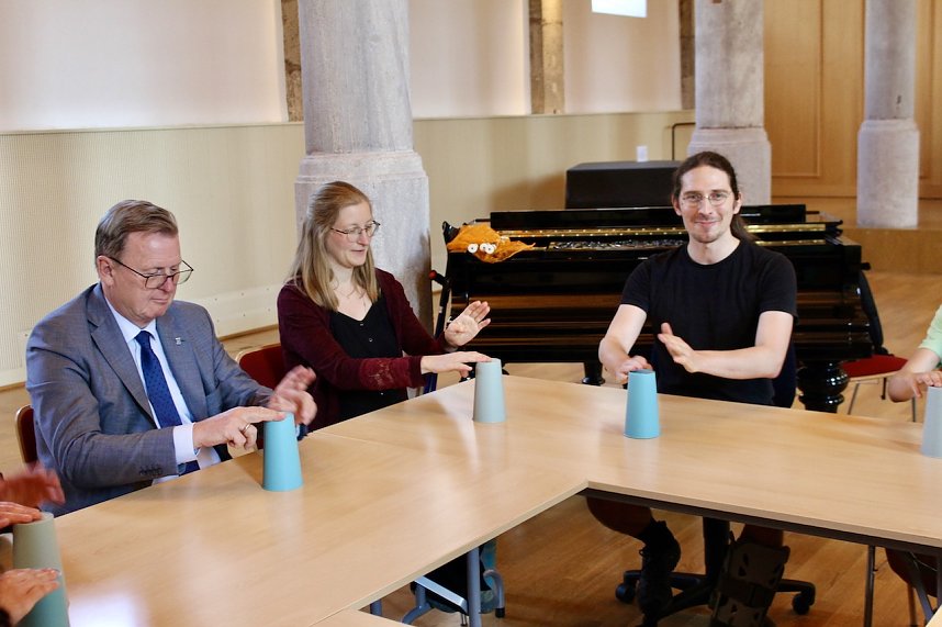 Ministerpr&auml;sident Ramelow besucht Landesmusikakademie Sondershausen auf seiner Sommertour