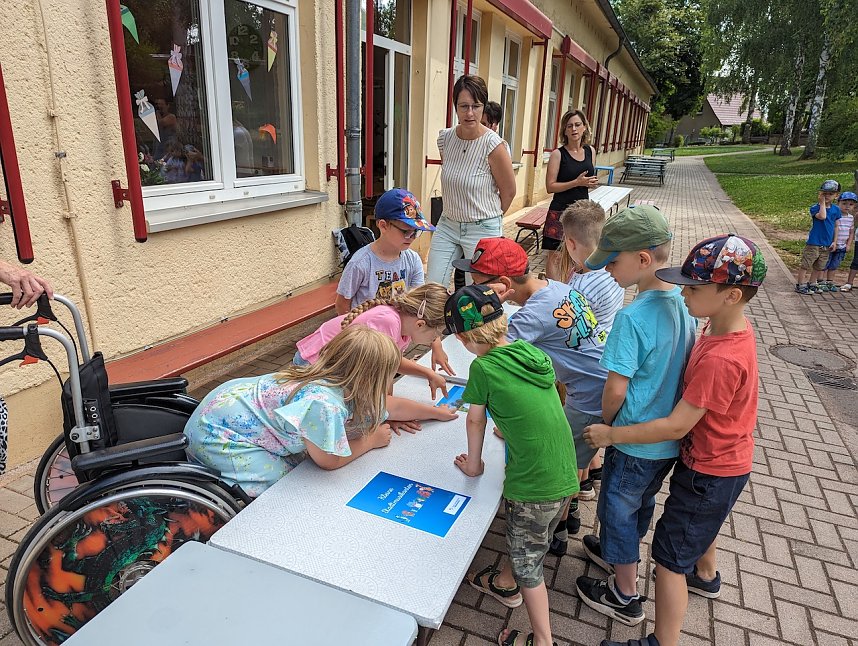 Innenstadtkita in Sondershausen hei&szlig;t jetzt "Die Schlossparkpatzen"