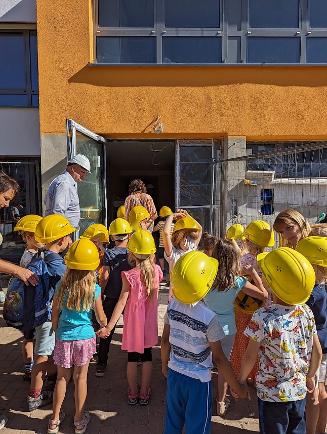 Schlossparkspatzen zu Gast in neuer Kita in Sondershausen