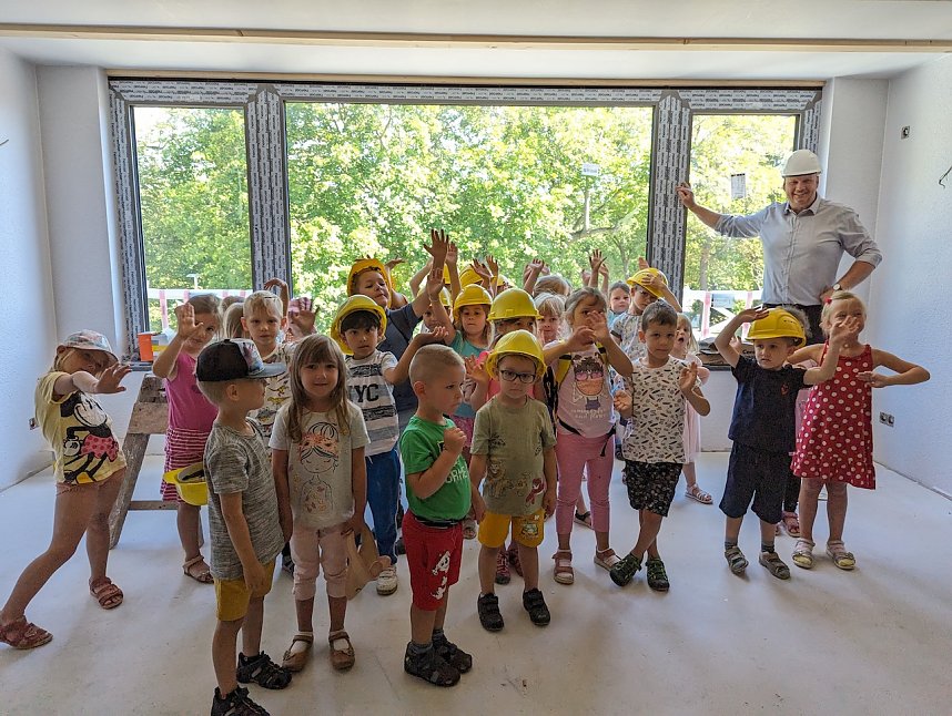 Schlossparkspatzen zu Gast in neuer Kita in Sondershausen