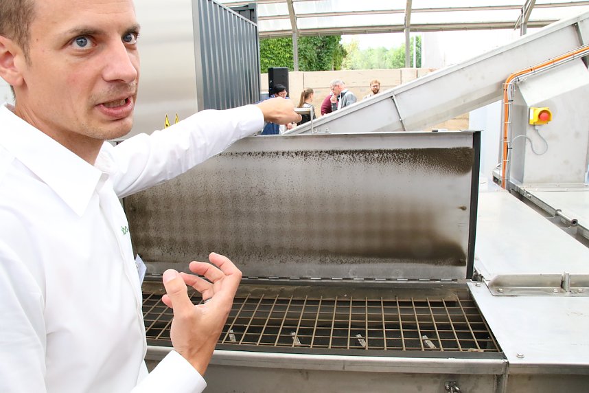 Pyrolyse als Alternative zum Verbrennen - in Bleicherode wurde heute eine Pilotanlage der Hochschule in Betrieb genommen