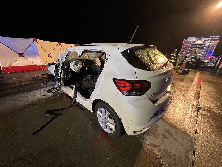 Unfall letzte Nacht auf der A 38