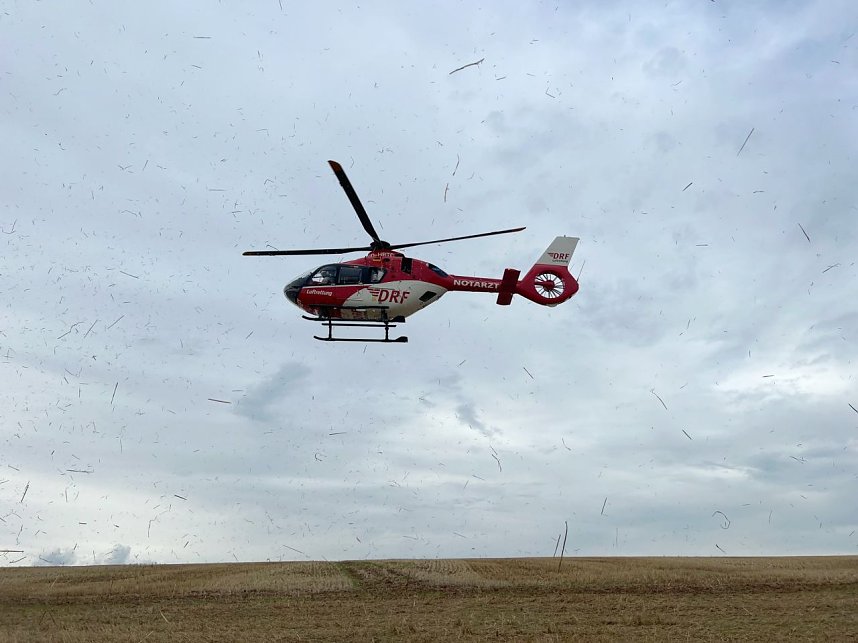 Unfall auf der B4 heute Nachmittag 