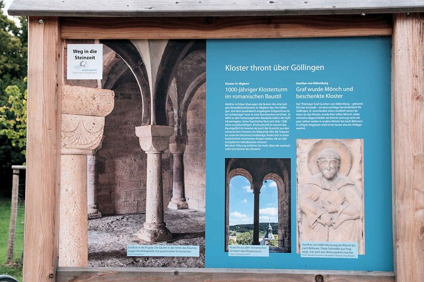 Peter Blei unterwegs im Kloster G&ouml;llingen