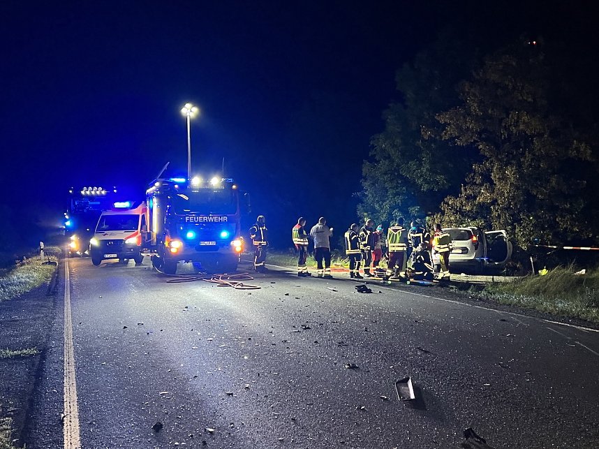 Schwerer Unfall gestern Abend auf der B4