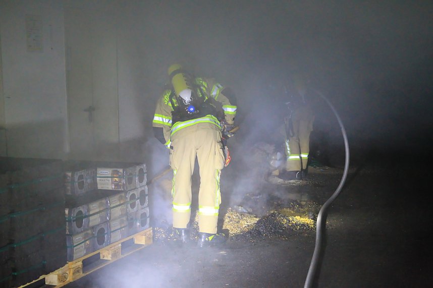 Brand im Baumarkt in der Schachstra&szlig;e in Sondershausen