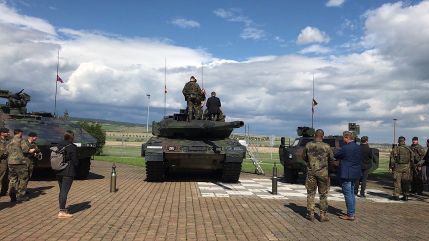 Ministerpr&auml;sident Ramelow zu Besuch in der Kyffh&auml;user Kaserne
