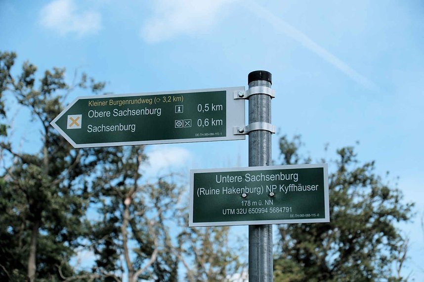 Peter Blei unterwegs auf der Sachsenburg