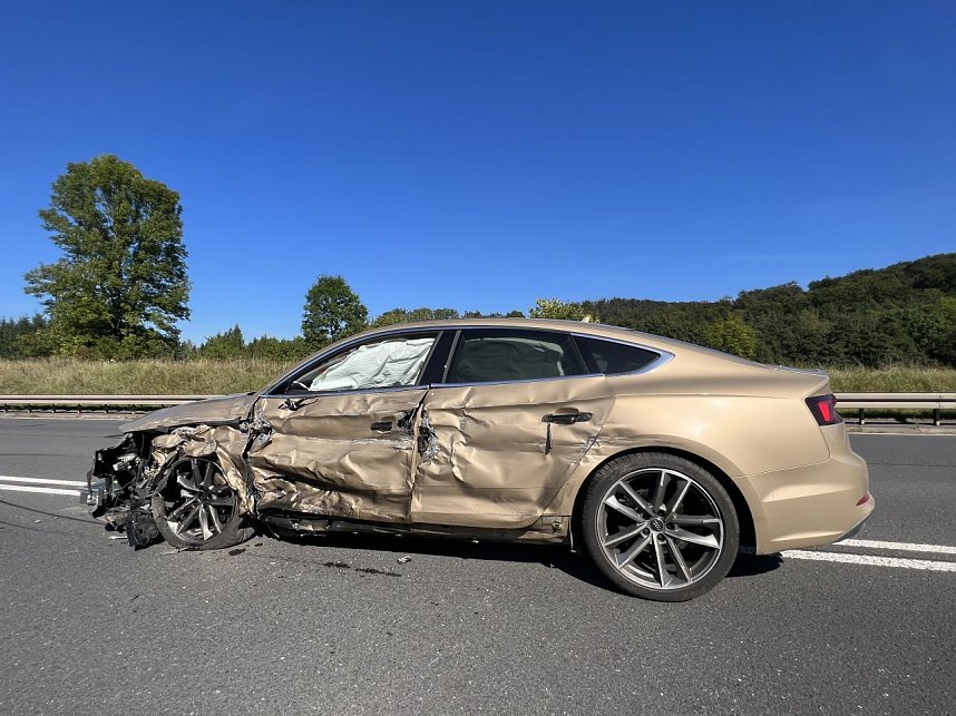 Unfall auf der B4 Ortsumgehung Sondershausen in Richtung Nordhausen