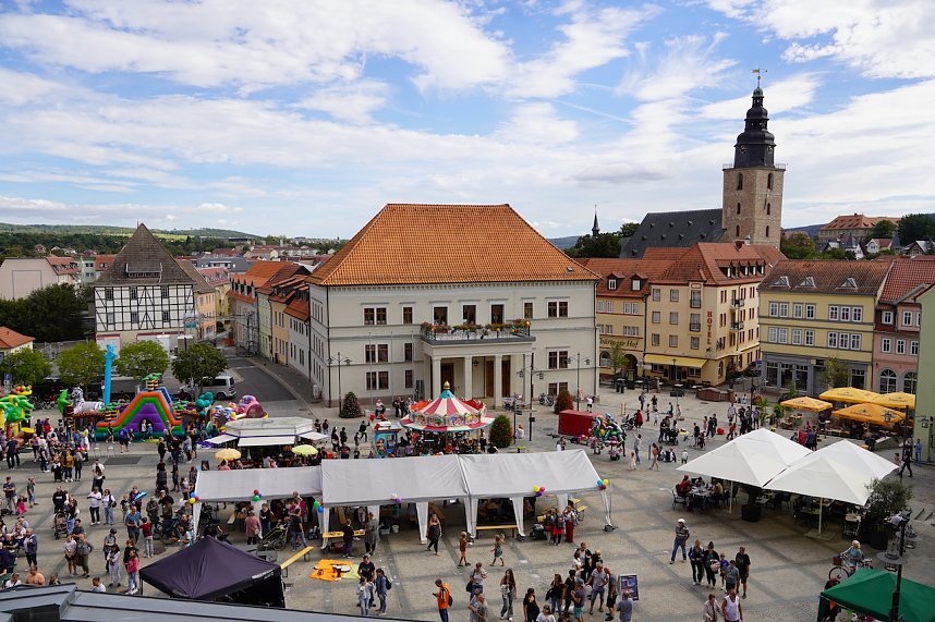 Ausgelassene Stimmung herrschte beim Kinder- und Jugendfestival in Sondershausen