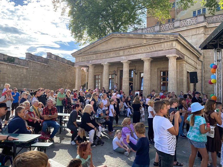 Ausgelassene Stimmung herrschte beim Kinder- und Jugendfestival in Sondershausen