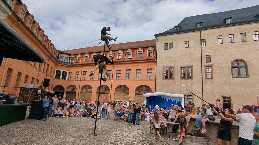 Ausgelassene Stimmung herrschte beim Kinder- und Jugendfestival in Sondershausen