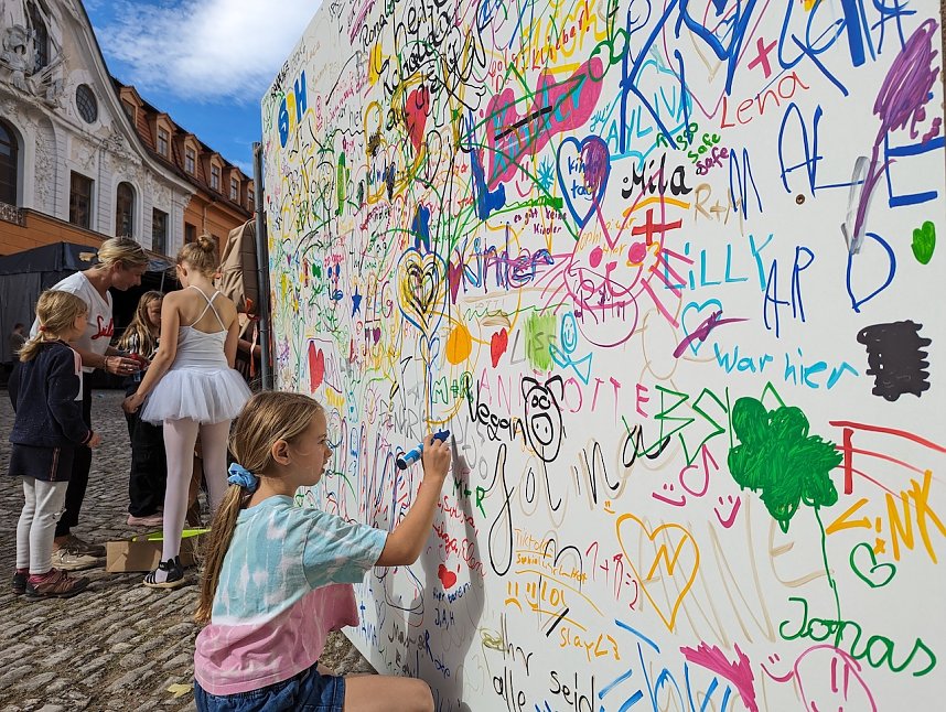 Ausgelassene Stimmung herrschte beim Kinder- und Jugendfestival in Sondershausen