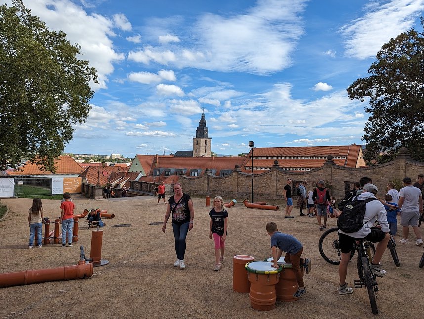 Ausgelassene Stimmung herrschte beim Kinder- und Jugendfestival in Sondershausen