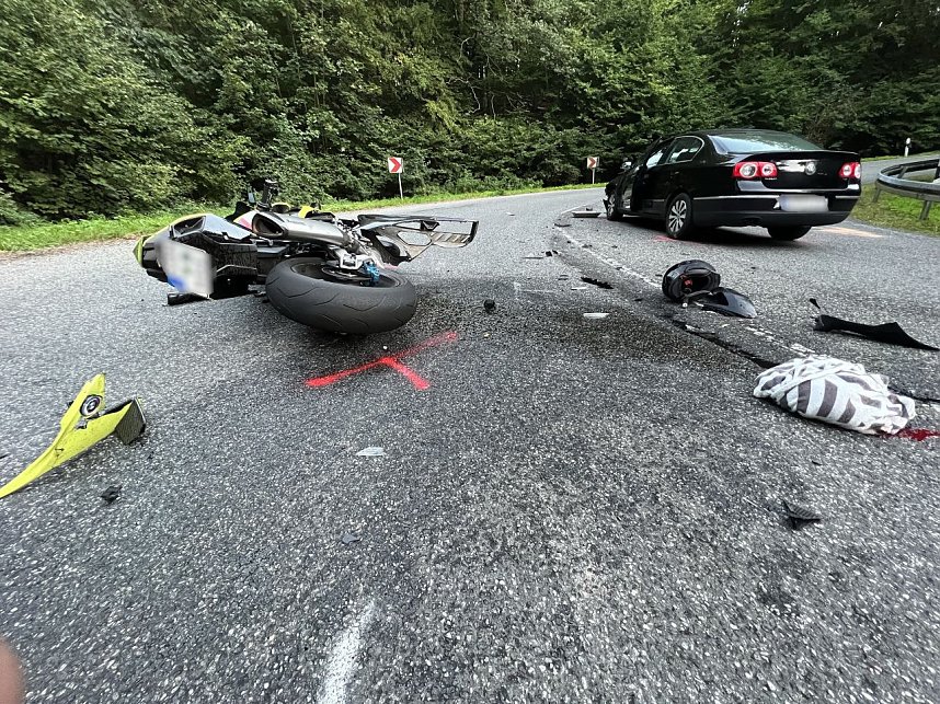 Schwerer Unfall auf der "Bratwurst"