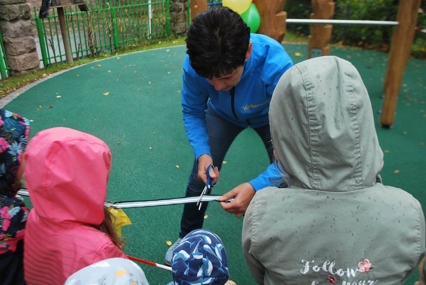 Kindervilla Bad Frankenhausen er&ouml;ffnet Spielplatz