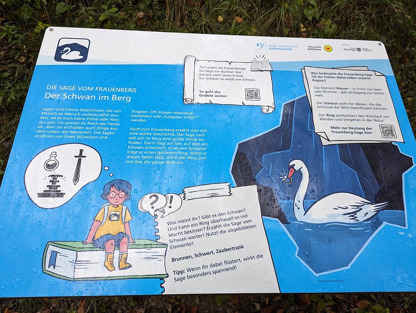 Der Frauenberg-Trai (Sondershausen) ist ein Familienerlebniswanderweg mit sieben verschiedene Erlebnisstationen