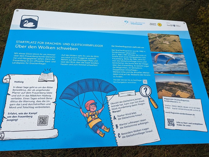 Der Frauenberg-Trai (Sondershausen) ist ein Familienerlebniswanderweg mit sieben verschiedene Erlebnisstationen