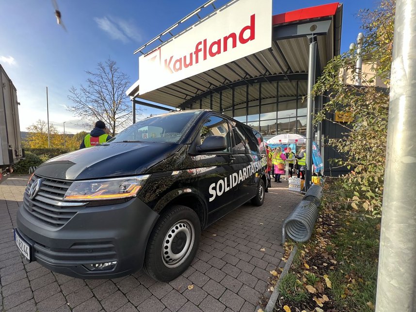 Arbeitskampf bei Kaufland in Sondershausen