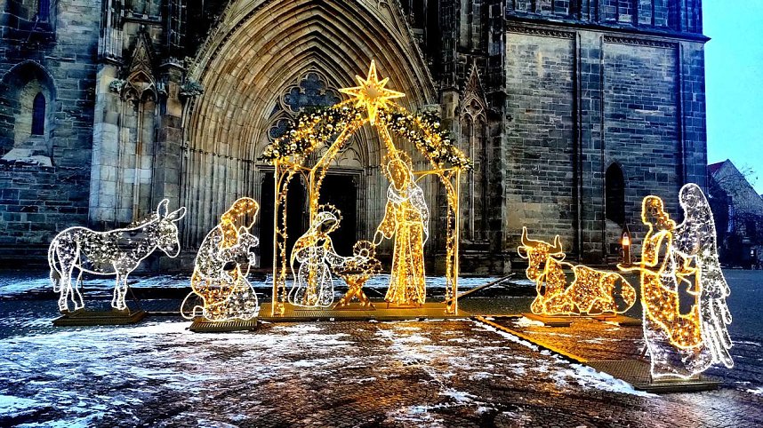 Peter Blei unterwegs in Magdeburg