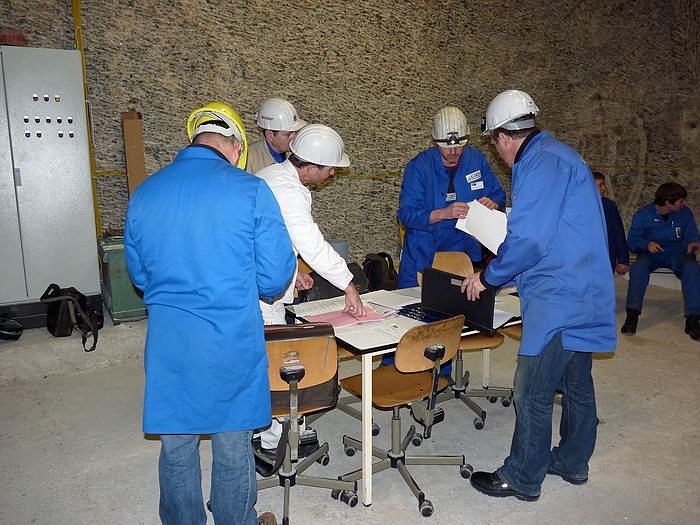 Zwischenpr&uuml;fung Unter Tage