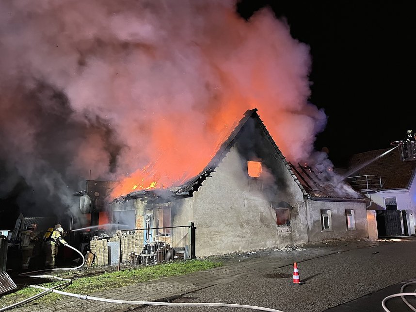 Feuer heute Morgen in Bebra