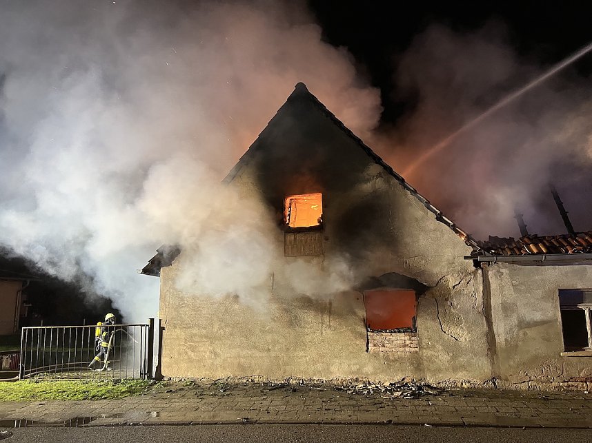 Feuer heute Morgen in Bebra