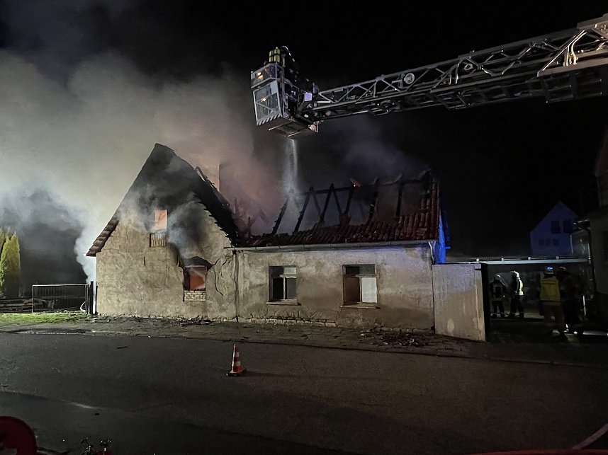 Feuer heute Morgen in Bebra