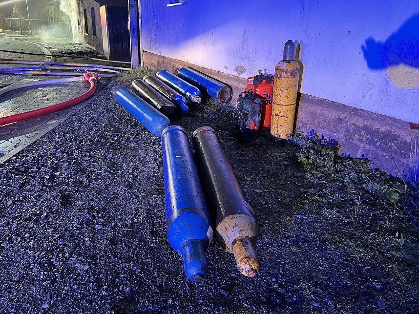 Feuer heute Morgen in Bebra