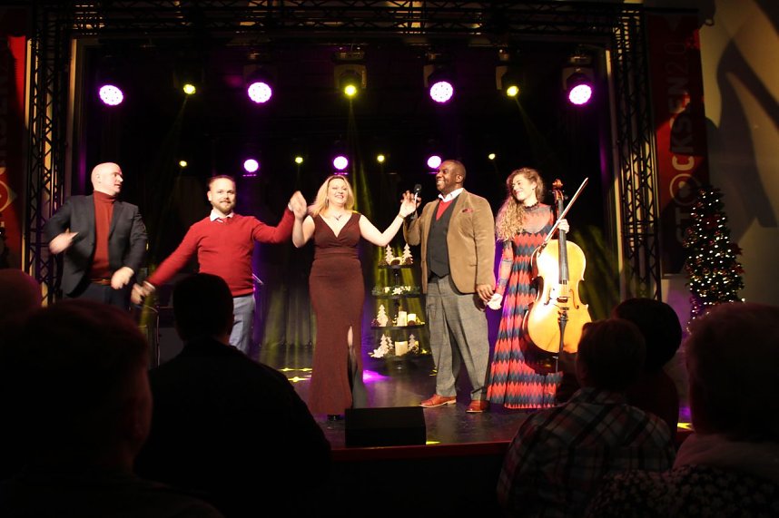 Weihnachtskonzert im Stocksen in Sondershausen mit dem Tenortrio Fellas