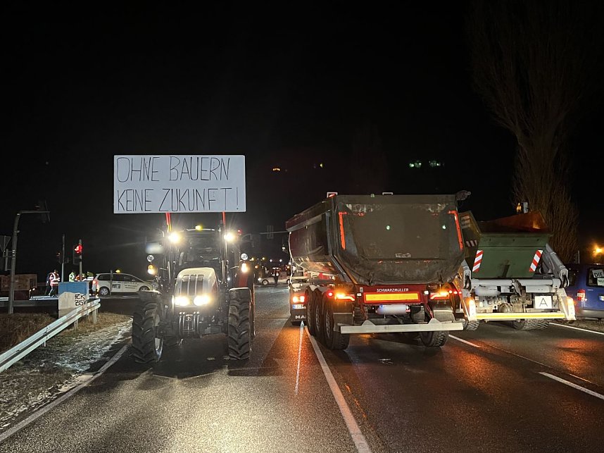 Bauernprotest bei Bleicherode