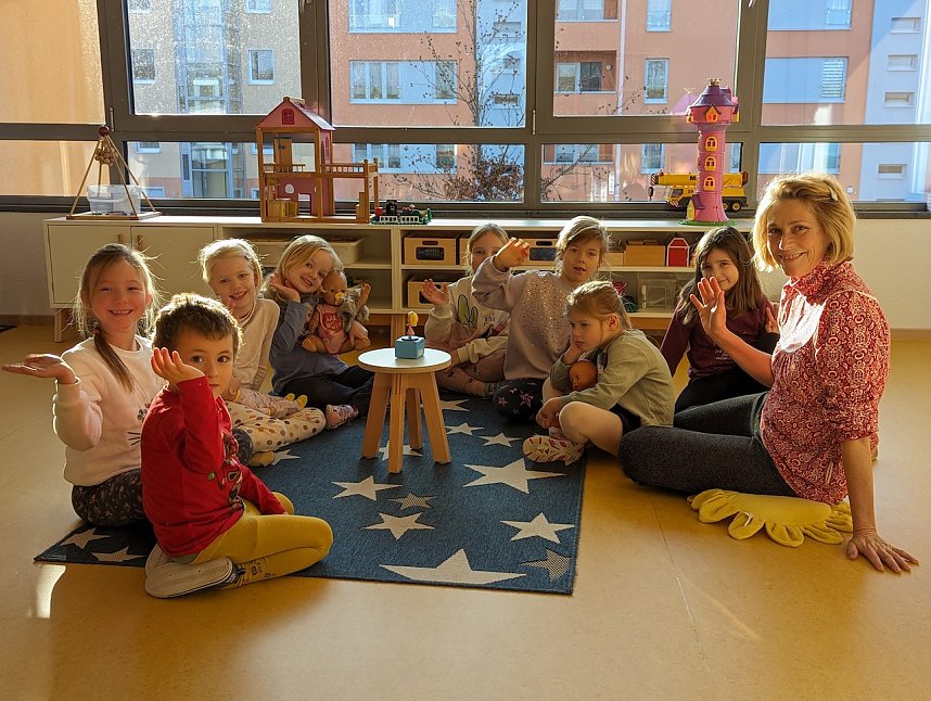 Erster Tag in der Kita Schlossparkspatzen