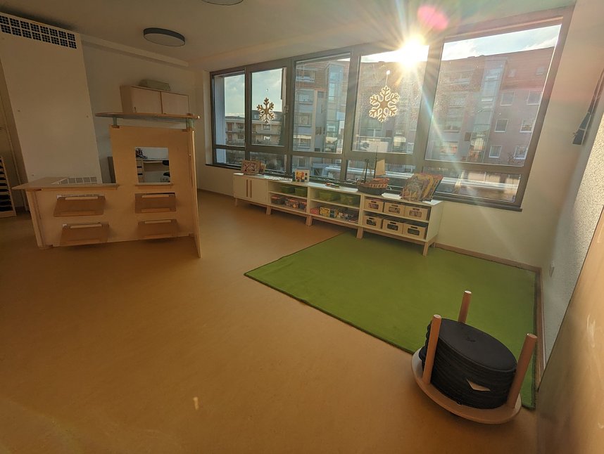 Erster Tag in der Kita Schlossparkspatzen