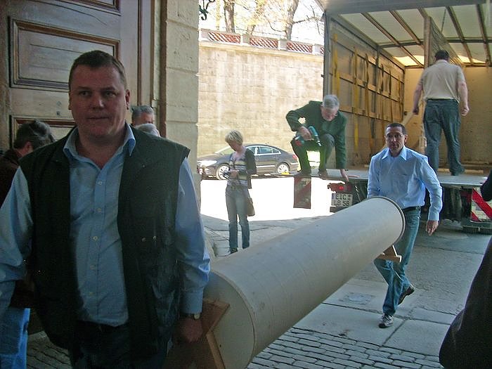 Ankunft Stade-Gem&auml;lde